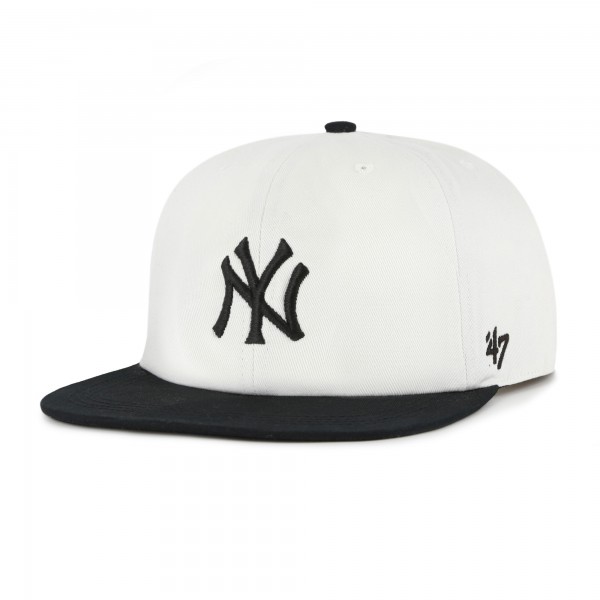 New York Yankees 47 White/Black Foundation Captain Snapback Hat