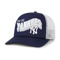 New York Yankees 47 Navy Meander Foam Trucker Snapback Hat
