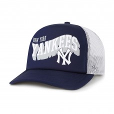 New York Yankees 47 Navy Meander Foam Trucker Snapback Hat