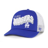 Los Angeles Dodgers 47 Royal Meander Foam Trucker Snapback Hat