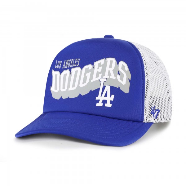 Los Angeles Dodgers 47 Royal Meander Foam Trucker Snapback Hat