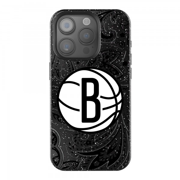 Brooklyn Nets Keyscaper Paisley Bling iPhone Case