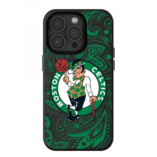 Boston Celtics Keyscaper Paisley iPhone Magnetic Bump Case