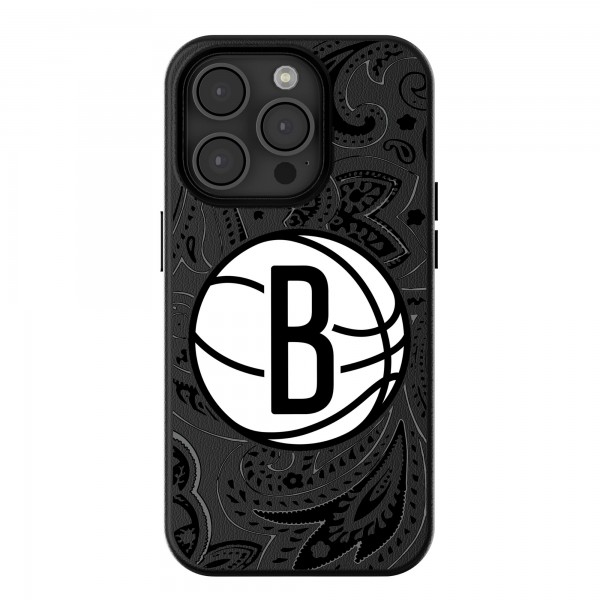 Brooklyn Nets Keyscaper Paisley iPhone Magnetic Bump Case