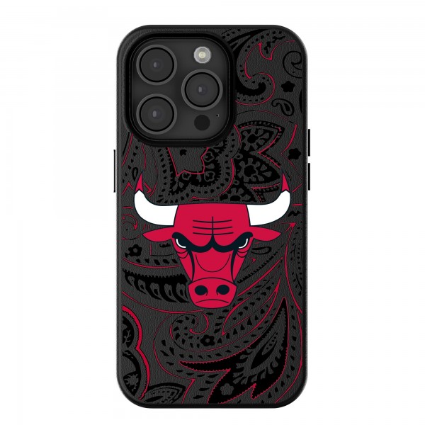 Chicago Bulls Keyscaper Paisley iPhone Magnetic Bump Case