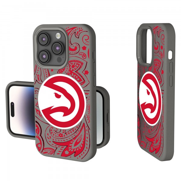 Atlanta Hawks Paisley iPhone Soft Touch Case