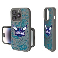 Charlotte Hornets Paisley iPhone Soft Touch Case