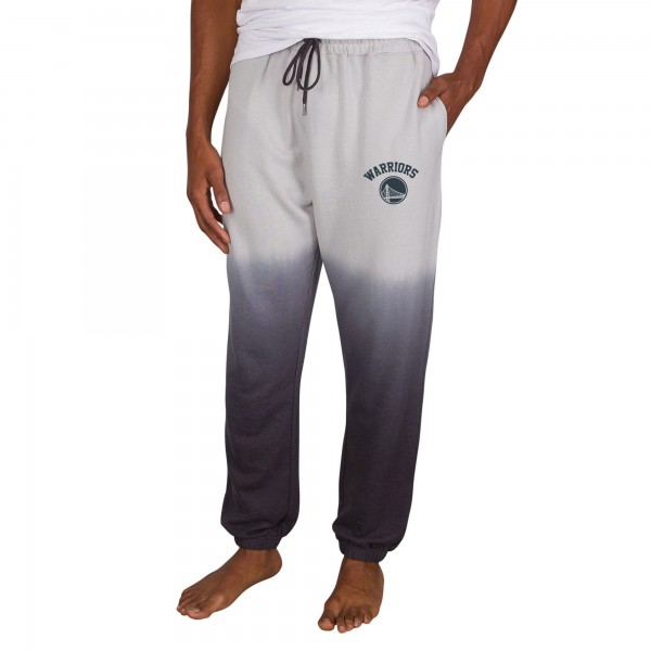 Штаны Golden State Warriors Concepts Sport Dusk Dip Dye Lightweight French Terry Lounge - Gray/Charcoal