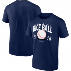 New York Yankees Ben Rice Navy Rice Ball T-Shirt