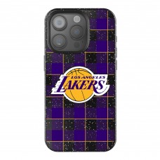 Los Angeles Lakers Keyscaper Plaid Bling iPhone Case