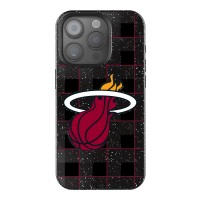 Miami Heat Keyscaper Plaid Bling iPhone Case