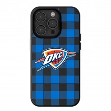 Чехол на телефон Oklahoma City Thunder Keyscaper Plaid Magnetic Bump iPhone