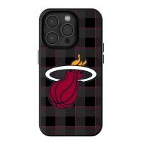 Miami Heat Keyscaper Plaid Magnetic Bump iPhone Case
