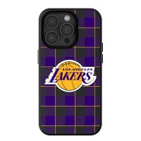 Los Angeles Lakers Keyscaper Plaid Magnetic Bump iPhone Case