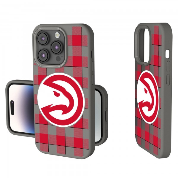 Atlanta Hawks Keyscaper Plaid Soft Touch iPhone Case