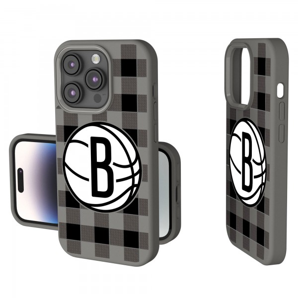 Brooklyn Nets Keyscaper Plaid Soft Touch iPhone Case