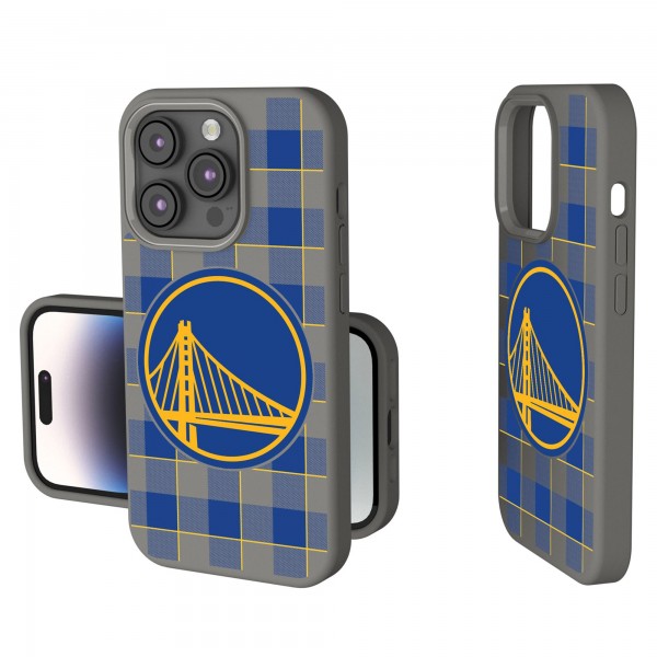 Golden State Warriors Keyscaper Plaid Soft Touch iPhone Case