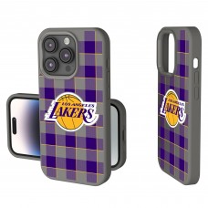 Los Angeles Lakers Keyscaper Plaid Soft Touch iPhone Case