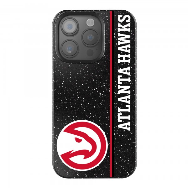 Atlanta Hawks Keyscaper Sidebar Black Bling iPhone Case