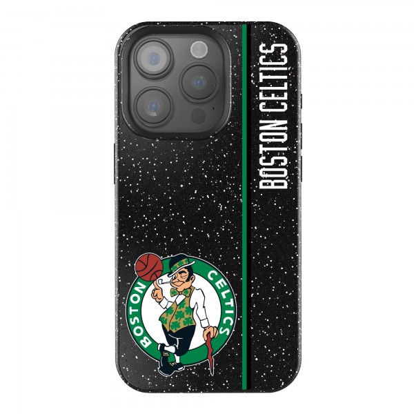 Boston Celtics Keyscaper Sidebar Black Bling iPhone Case