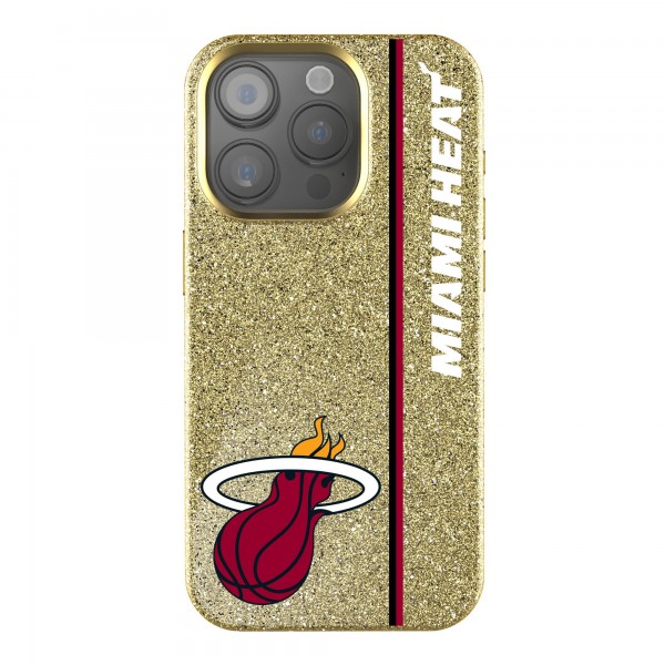 Miami Heat Keyscaper Sidebar Gold Bling iPhone Case