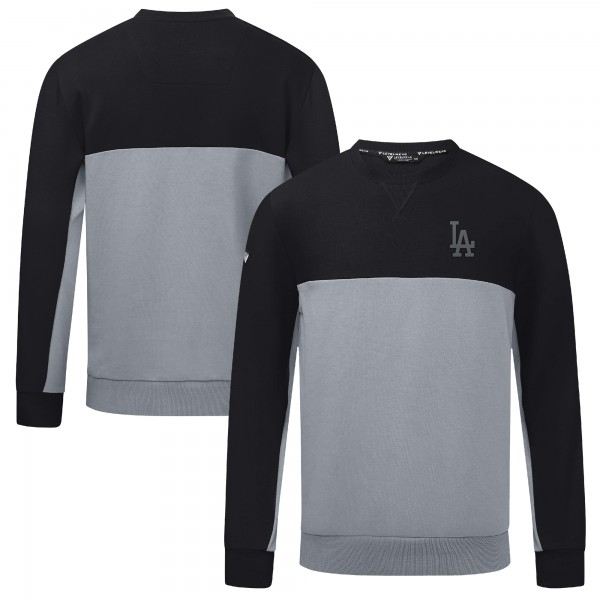 Los Angeles Dodgers Levelwear Black/Gray Legacy Nightfall Pullover Sweatshirt