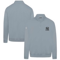New York Yankees Levelwear Gray Murray Nightfall Quarter-Zip Top