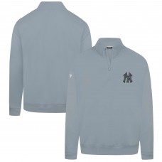 New York Yankees Levelwear Gray Murray Nightfall Quarter-Zip Top
