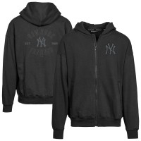 Толстовка на молнии New York Yankees Levelwear Black Uphill Abyssal