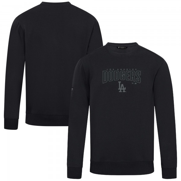 Los Angeles Dodgers Levelwear Black Zane Darkmoon Pullover Sweatshirt