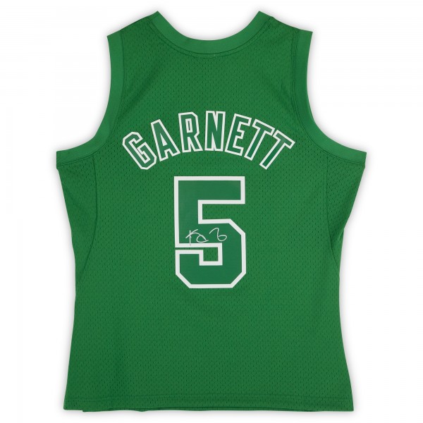 Kevin Garnett Boston Celtics Autographed Fanatics Authentic Mitchell & Ness Kelly Green 2012 Christmas Day Swingman Jersey