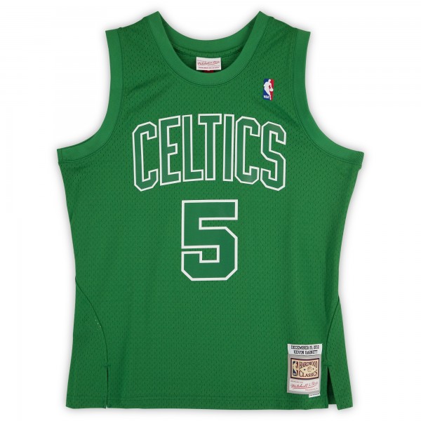 Kevin Garnett Boston Celtics Autographed Fanatics Authentic Mitchell & Ness Kelly Green 2012 Christmas Day Swingman Jersey