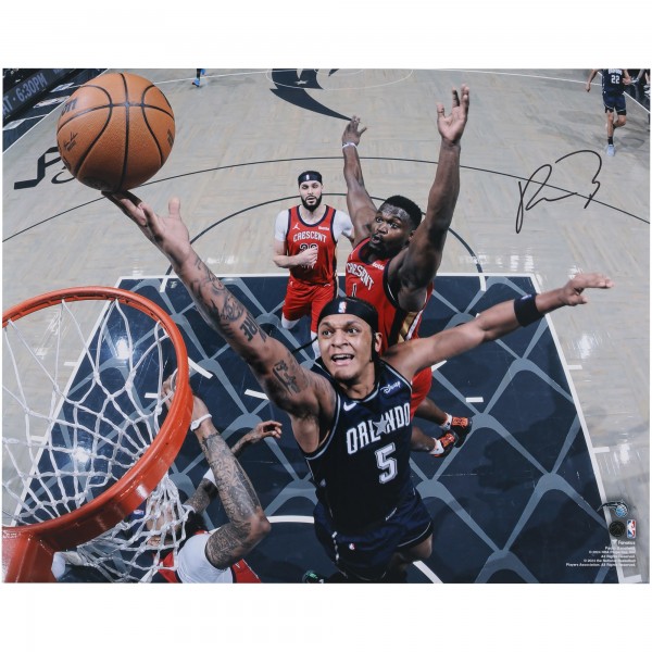 Paolo Banchero Orlando Magic Autographed Fanatics Authentic 16 x 20 Layup vs. Zion Williamson Photograph