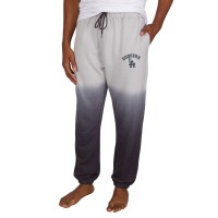 Los Angeles Dodgers Concepts Sport Gray/Charcoal Dusk Dip Dye Lightweight French Terry Lounge Pants