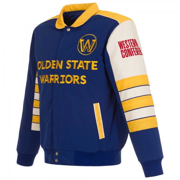 Кофта на молнии Golden State Warriors JH Design Classic Reversible - Royal