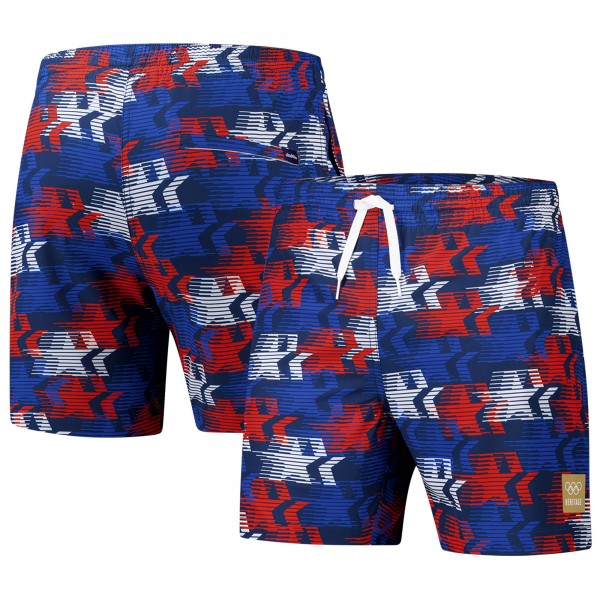 Team USA Chubbies The Star Spangles Classic Lined Swim Trunk - Navy