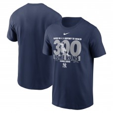 New York Yankees Aaron Judge Nike Navy 300 Home Runs Milestone T-Shirt