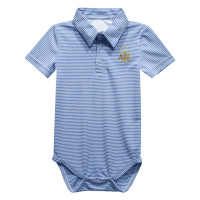 Детская Argentina National Team Vive La Fete Pencil Stripe Polo Bodysuit - Navy