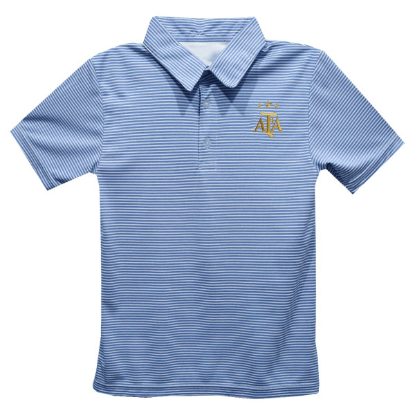 Детская Argentina National Team Vive La Fete Pencil Stripe Polo - Navy