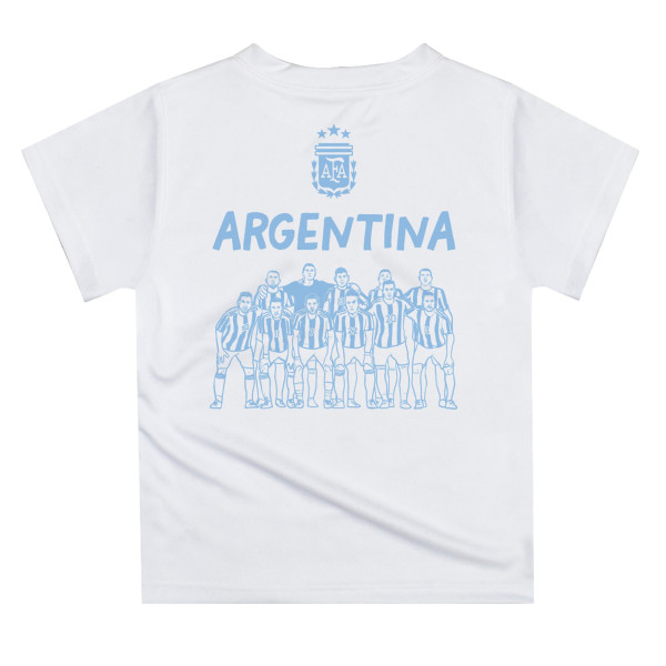 Детская Argentina National Team Vive La Fete Impressions Artwork Icons T-Shirt - White