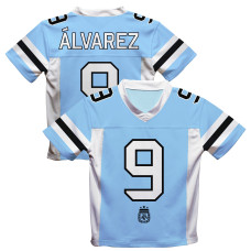 Джерси Julián Álvarez Argentina National Team Vive La Fete Football - Light Blue