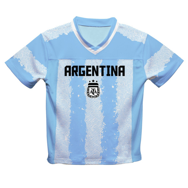 Джерси Julián Álvarez Argentina National Team Vive La Fete Football - Light Blue