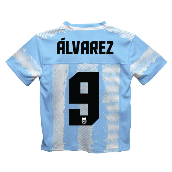 Джерси Julián Álvarez Argentina National Team Vive La Fete Football - Light Blue