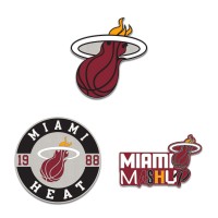 Miami Heat WinCraft Three-Piece Collector Pin Set
