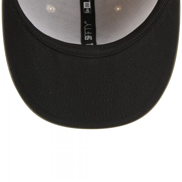 Бейсболка New York Yankees New Era Light Beige/Olive 2025 Armed Forces Day 59FIFTY