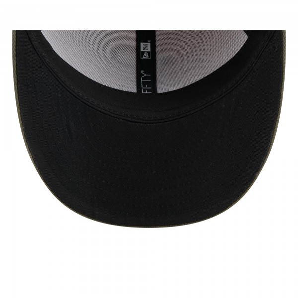 Бейсболка Los Angeles Dodgers New Era Light Beige/Olive 2025 Armed Forces Day Low Profile 59FIFTY