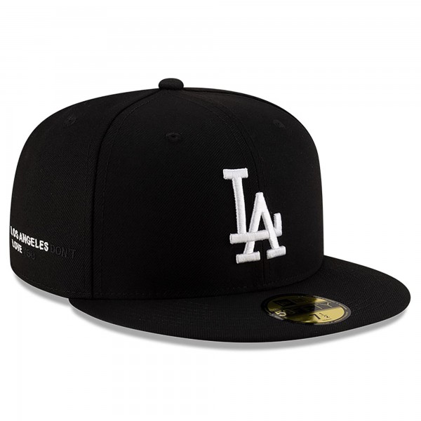 Бейсболка Los Angeles Dodgers New Era x j-FROST Black 59FIFTY