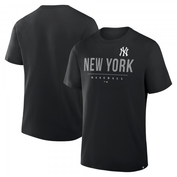 New York Yankees Fanatics Black Color Pop Legacy Clubhouse T-Shirt