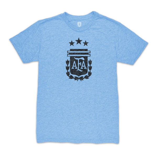 Футболка Alejandro Garnacho Argentina National Team 1863FC Vintage Tri-Blend - Light Blue