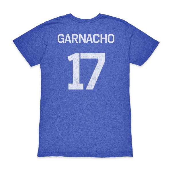 Футболка Alejandro Garnacho Argentina National Team 1863FC Vintage Tri-Blend - Blue